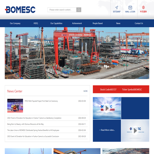 BOMESC Offshore Engineering Company Limited-including LNG,and mining projects.,BOMESC Offshore Engineering Company Limited