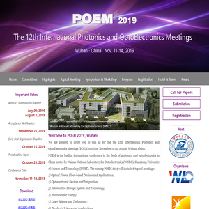 International Photonics and OptoElectronics Meetings d