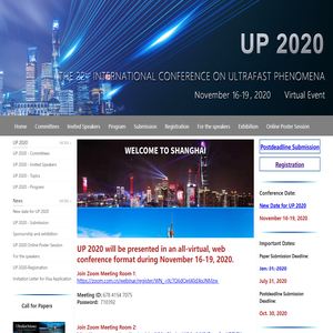 The 22nd International Conference on Ultrafast Phenomena