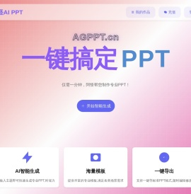 阿怪AI PPT