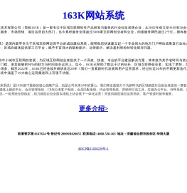 163K网站系统