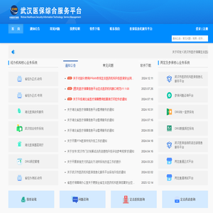 武汉市医疗保障局-医保综合服务平台
