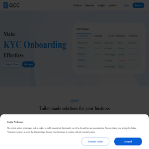 QCC - KYC & International Due Diligence | Risk Monitoring