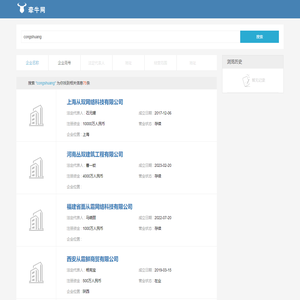 上海从双网络科技有限公司…搜索结果-congshuang