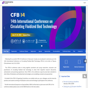 14th International Conference on Circulating Fluidized Bed Technology -- CFB14学术会议官网服务